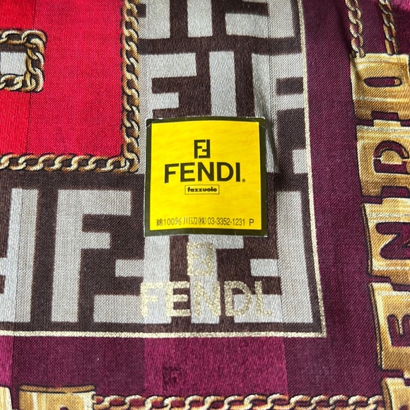 Fendi Zucca Cotton Scarf - Picture 4 of 8